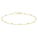 24k Gold Vermeil Satellite Necklace - Jewellery Hut