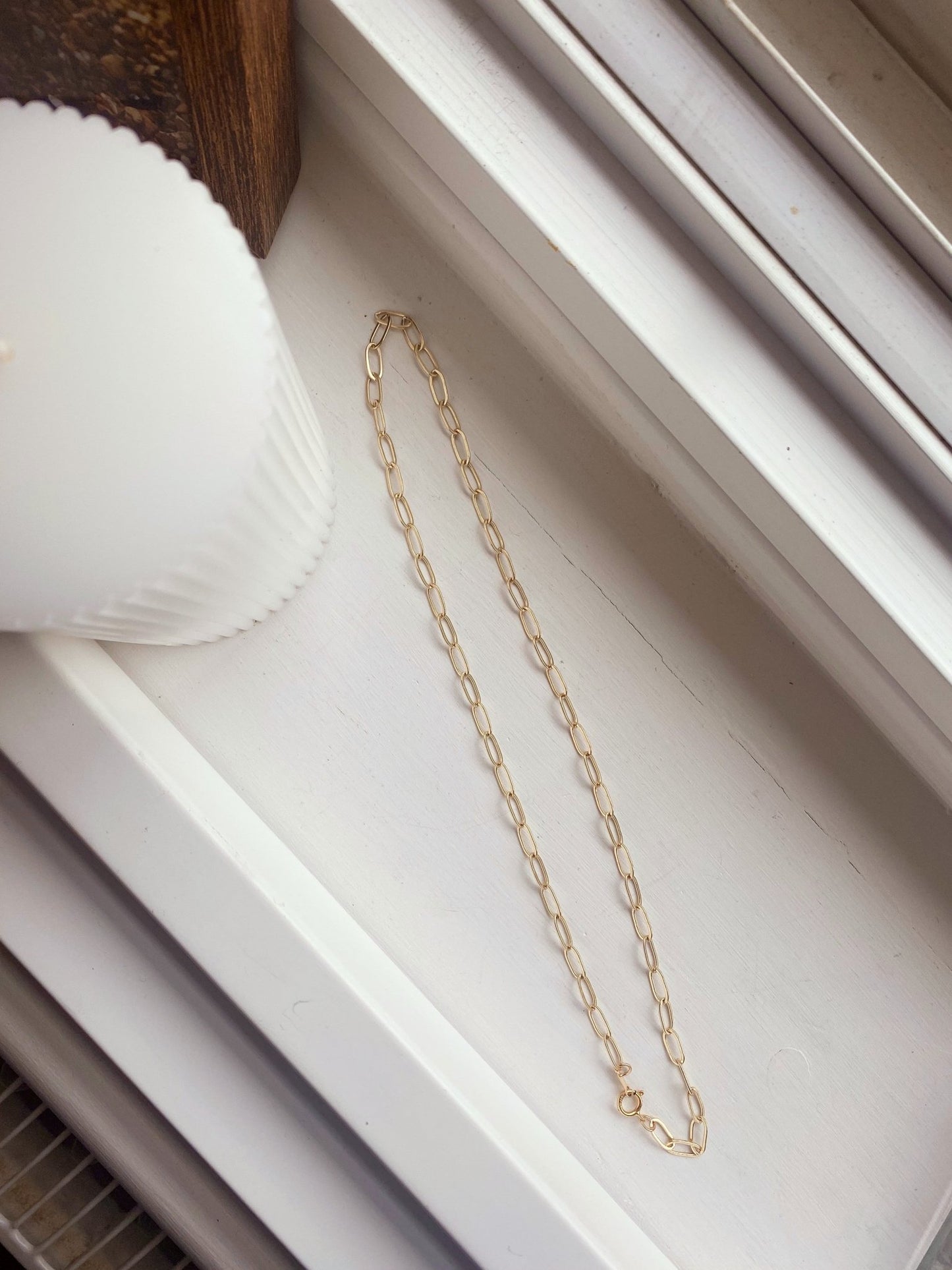 14k Gold Chunky Cable Necklace - Jewellery Hut