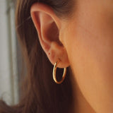 14K Gold Hinged Hoops - Jewellery Hut