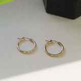 14K Gold Hinged Hoops - Jewellery Hut