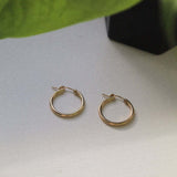 14K Gold Hinged Hoops - Jewellery Hut