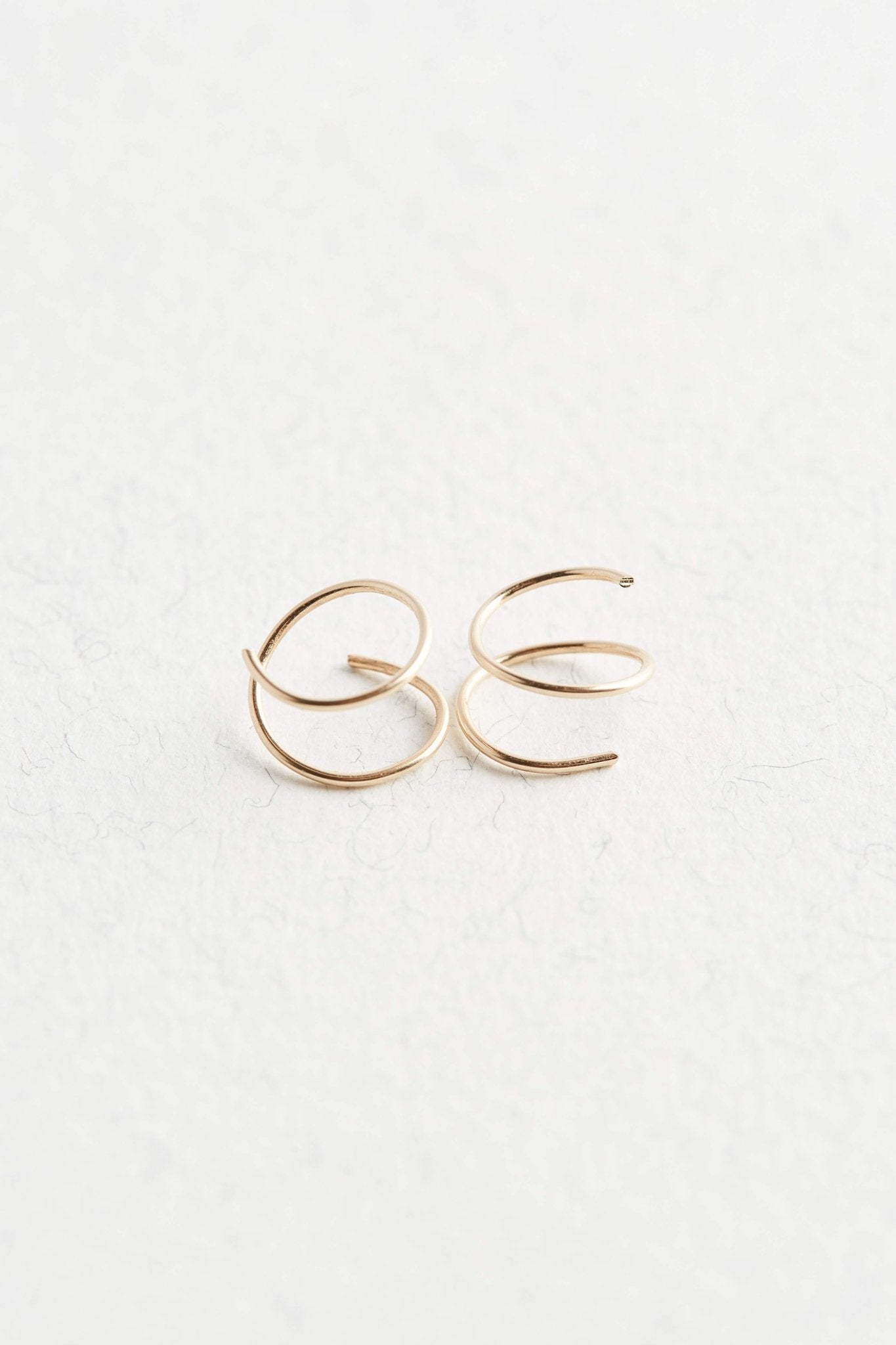 14K Gold Huggie Hoops - Jewellery Hut