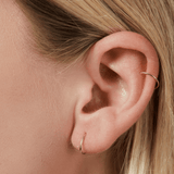 14K Gold Infinity Hoops - Jewellery Hut