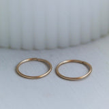 14K Gold Infinity Hoops - Jewellery Hut