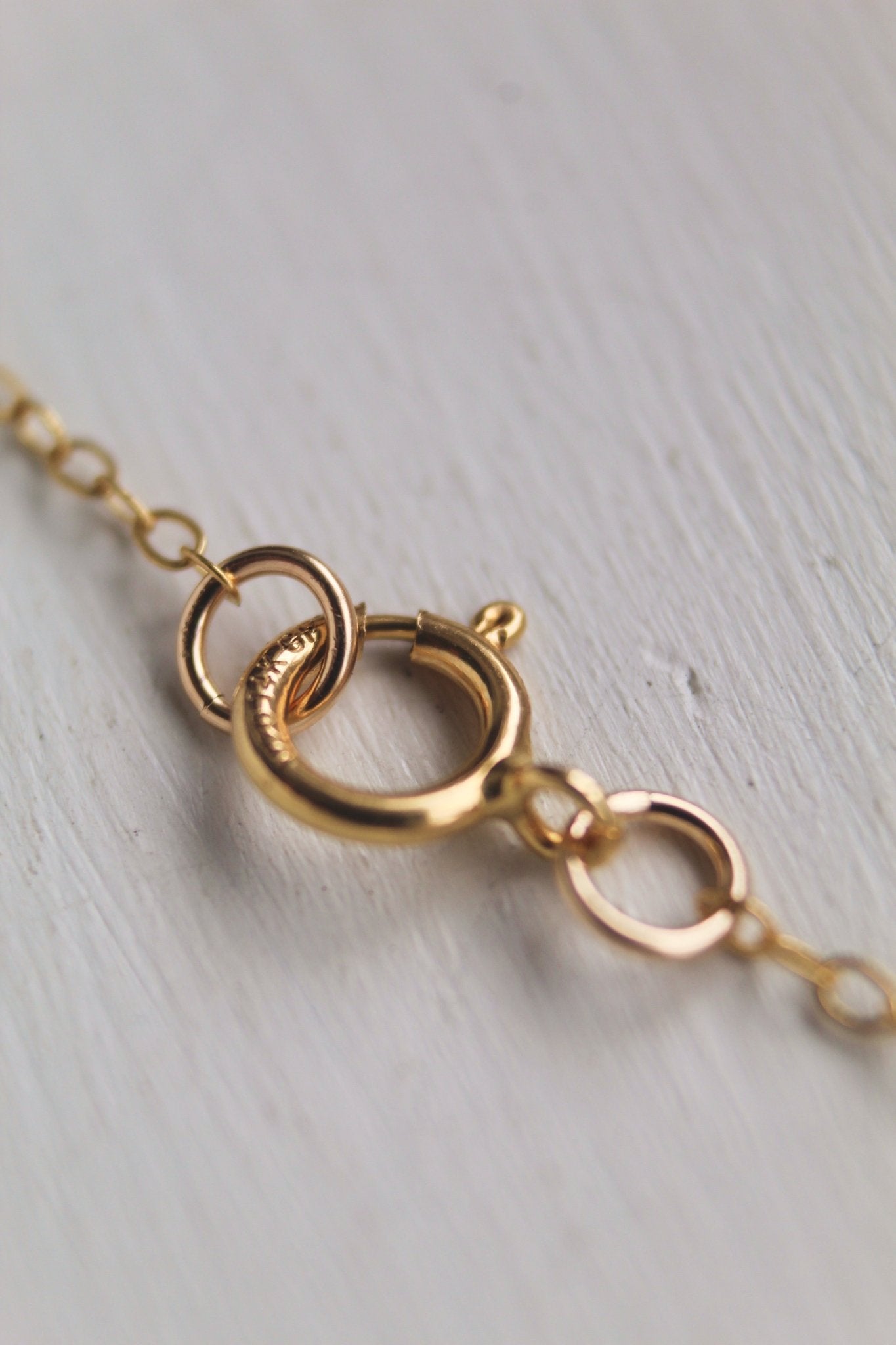 14K Gold Interlocking Rings Necklace - Jewellery Hut