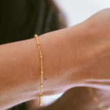 14k Gold Satellite Bracelet - Jewellery Hut