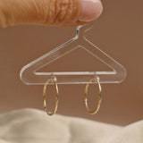 14K Gold Sleeper Hoops - Jewellery Hut
