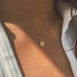 14K Gold Sun Charm Necklace - Jewellery Hut