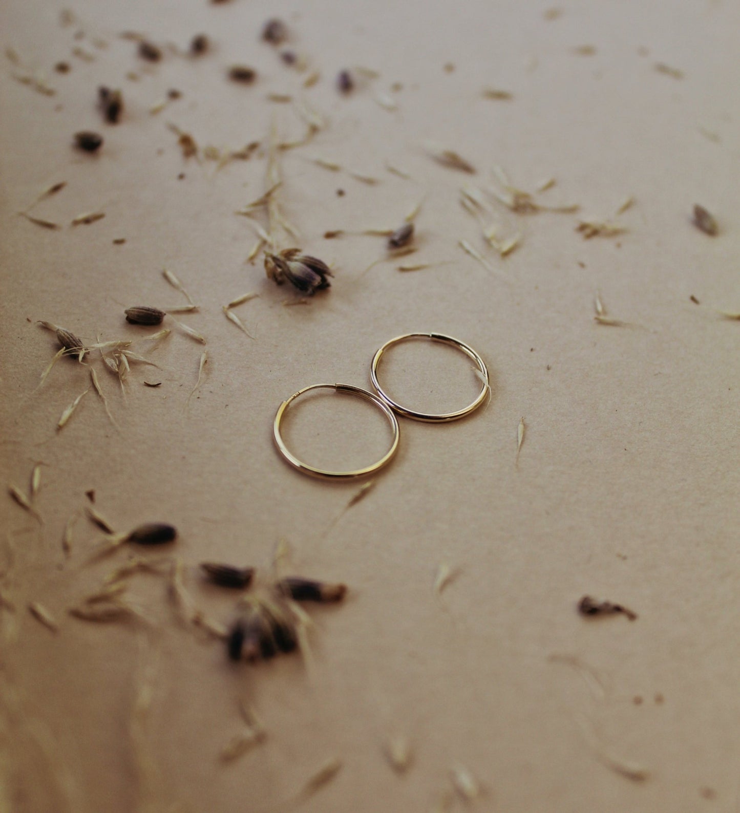 14K Solid Gold 12MM Hoops - Jewellery Hut