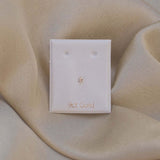 9K Gold Cubic Zirconia Nose Stud - Jewellery Hut