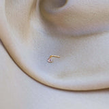 9K Gold Cubic Zirconia Nose Stud - Jewellery Hut
