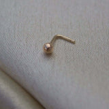 9K Yellow Gold Ball Nose Stud - Jewellery Hut