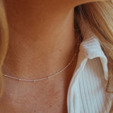 Silver Satellite Chain Necklace - Jewellery Hut