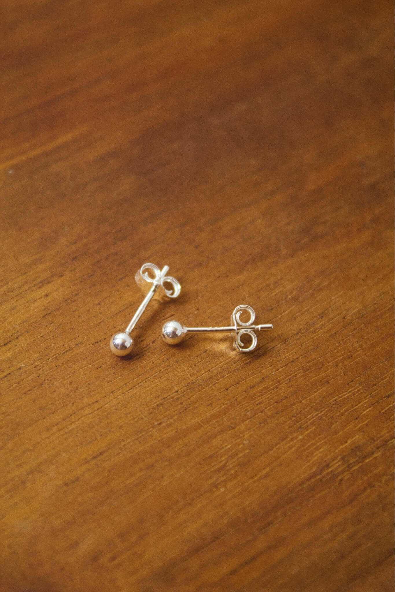 Sterling Silver Ball Stud Earrings - Jewellery Hut