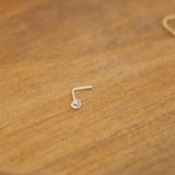 Sterling Silver Cubic Zirconia Nose Stud - Jewellery Hut