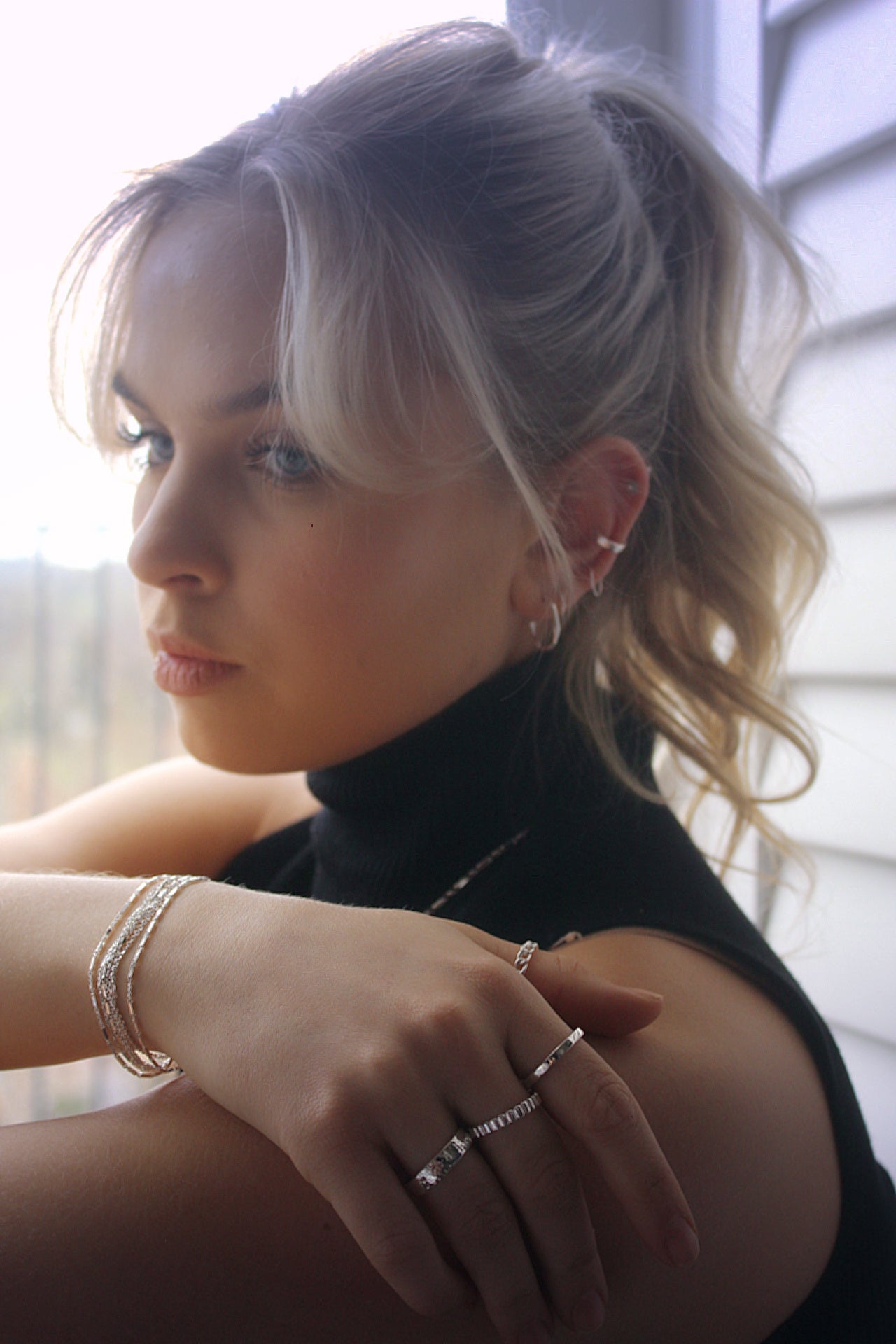 Sterling Silver Ear Cuff - Jewellery Hut