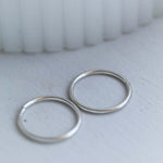 Sterling Silver Infinity Hoops - Jewellery Hut