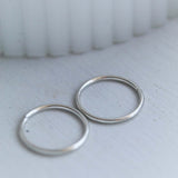 Sterling Silver Infinity Hoops - Jewellery Hut