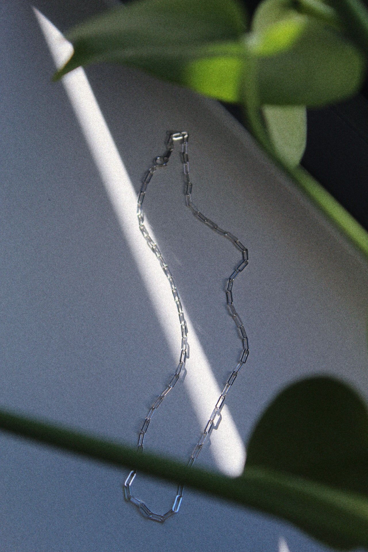 Sterling Silver Paperclip Chain Necklace - Jewellery Hut