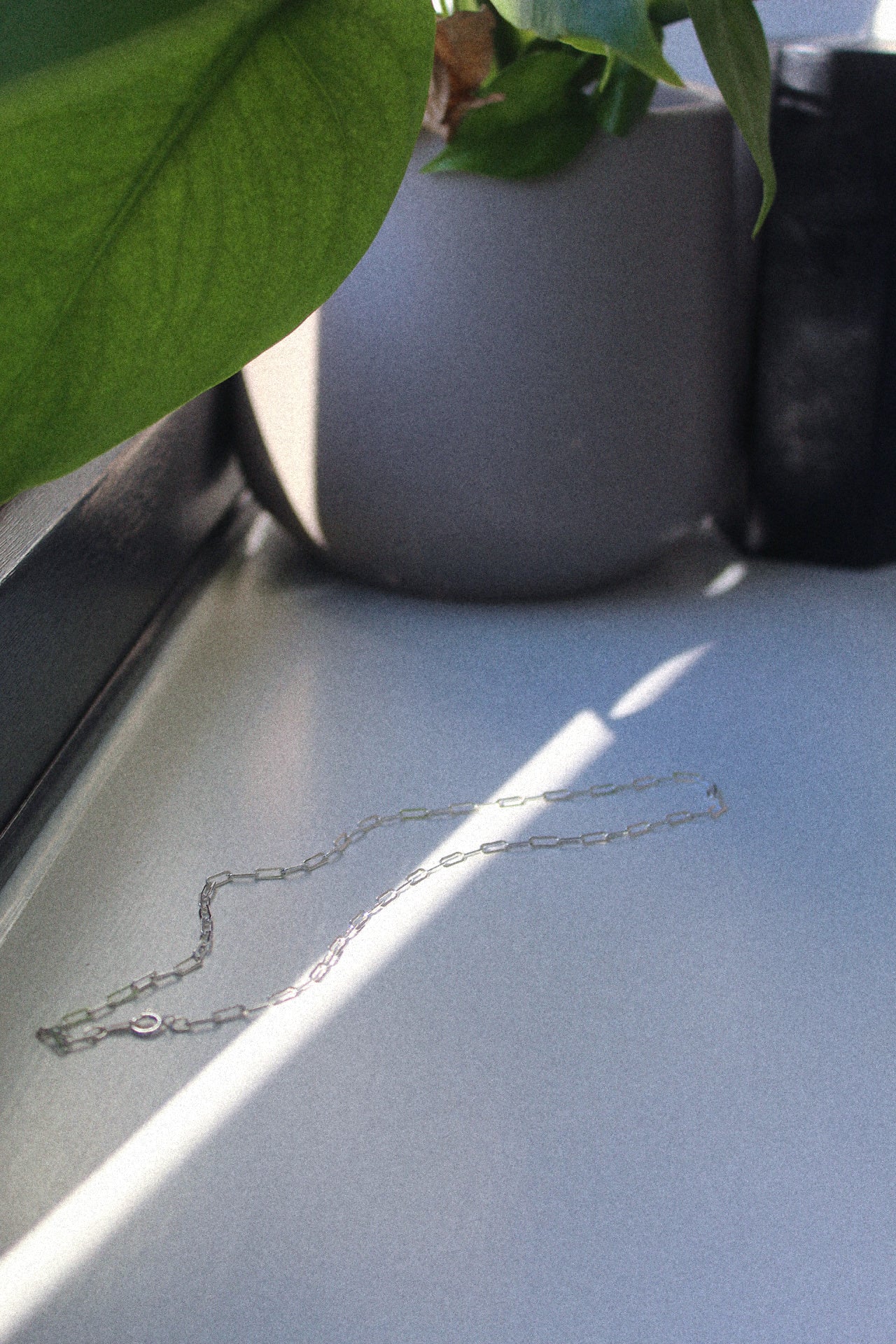 Sterling Silver Paperclip Chain Necklace - Jewellery Hut
