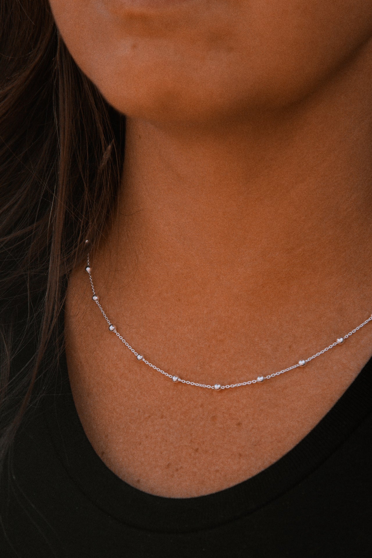 Sterling Silver Satellite Chunky Necklace - Jewellery Hut