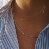 Sterling Silver Satellite Chunky Necklace - Jewellery Hut