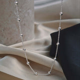 Sterling Silver Satellite Chunky Necklace - Jewellery Hut