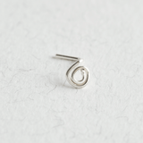 Sterling Silver Spiral Nose Stud - Jewellery Hut