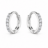 Sterling Silver Huggie Hoop Earrings