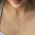 14k Gold Lightning Bolt Necklace - Jewellery Hut