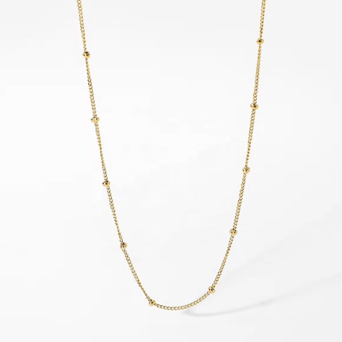 14K Gold Satellite Chain Necklace - Jewellery Hut