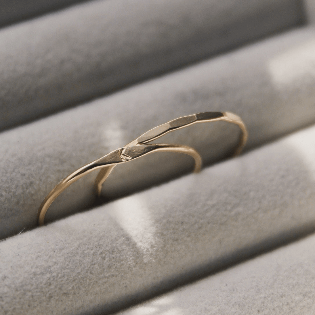 14K Gold Signet & Stacking Ring Set - Jewellery Hut