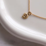 14K Gold Shell Necklace