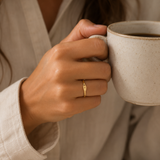 Personalised Initial Gold Signet Ring