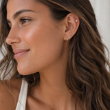 Sterling Silver Tiny Flower Cartilage Earring