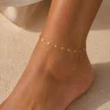 14K Gold Filled Sunburst Anklet