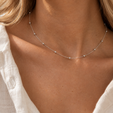 Sterling Silver Satellite Chunky Necklace