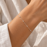 Sterling Silver Chunky Satellite Bracelet