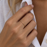 14K Gold Stacking Ring