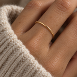 14K Gold Stacking Ring