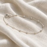 Sterling Silver Chunky Satellite Bracelet