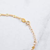 14K Gold Filled Sunburst Anklet