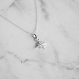 Sterling Silver Sparkly North Star Necklace