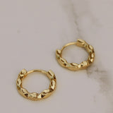 Gold Huggie Hoop Earrings