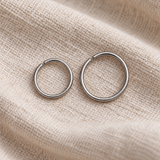 Silver Stainless Steel Nose Ring
