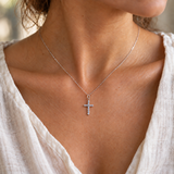 Sterling Silver Cross Necklcace