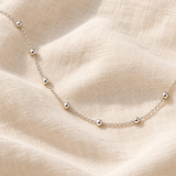 Sterling Silver Chunky Satellite Bracelet
