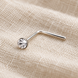 Sterling Silver Cubic Zirconia Nose Stud