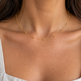 10k Gold Vermeil Satellite Necklace