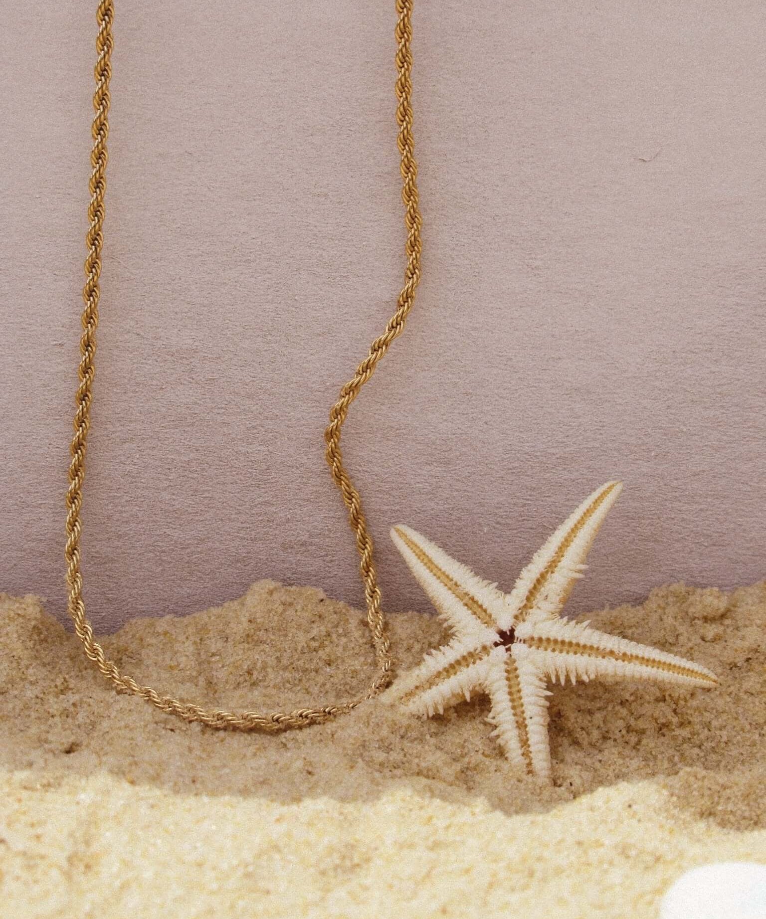 Chunky Gold Rope Necklace - Jewellery Hut